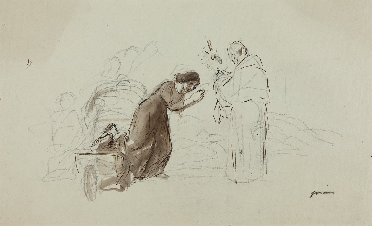 Bendición en Lourdes de Jean-Louis Forain