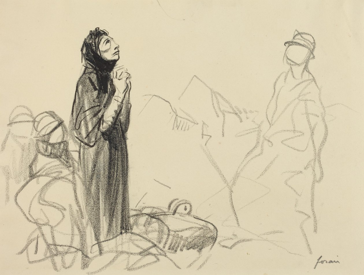 Durante el armisticio de Jean-Louis Forain