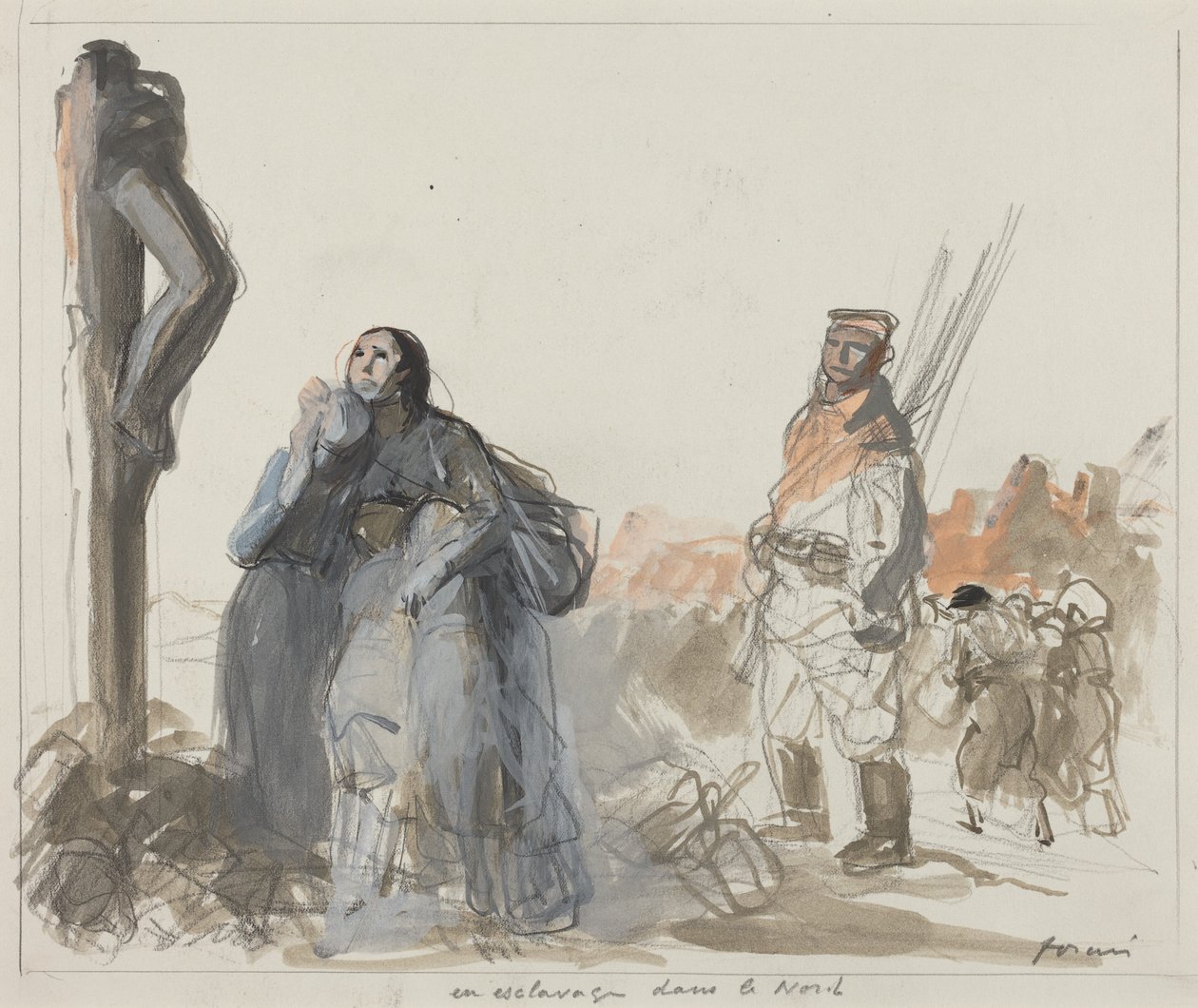 En esclavitud en el norte de Jean-Louis Forain
