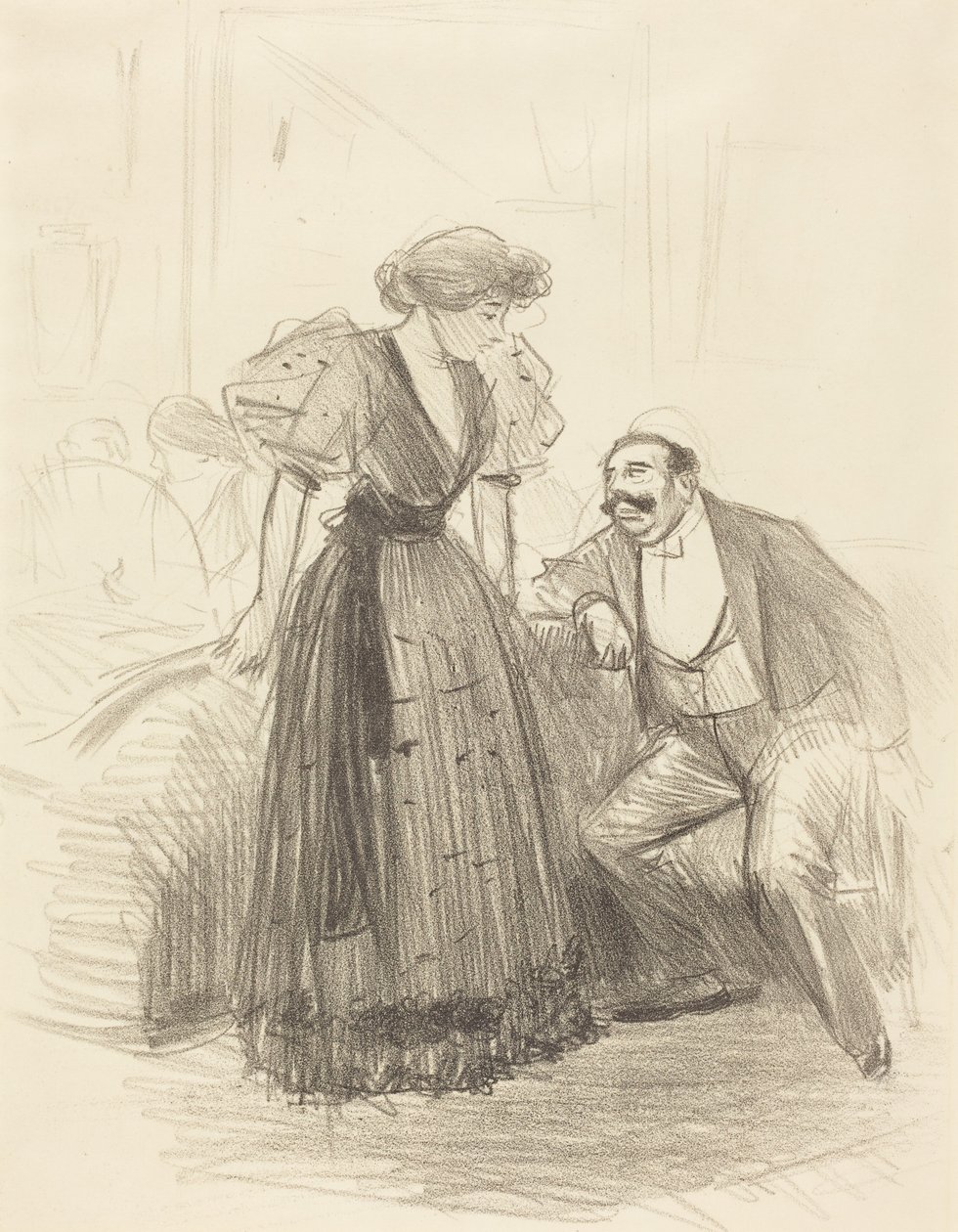 En una velada de Jean-Louis Forain