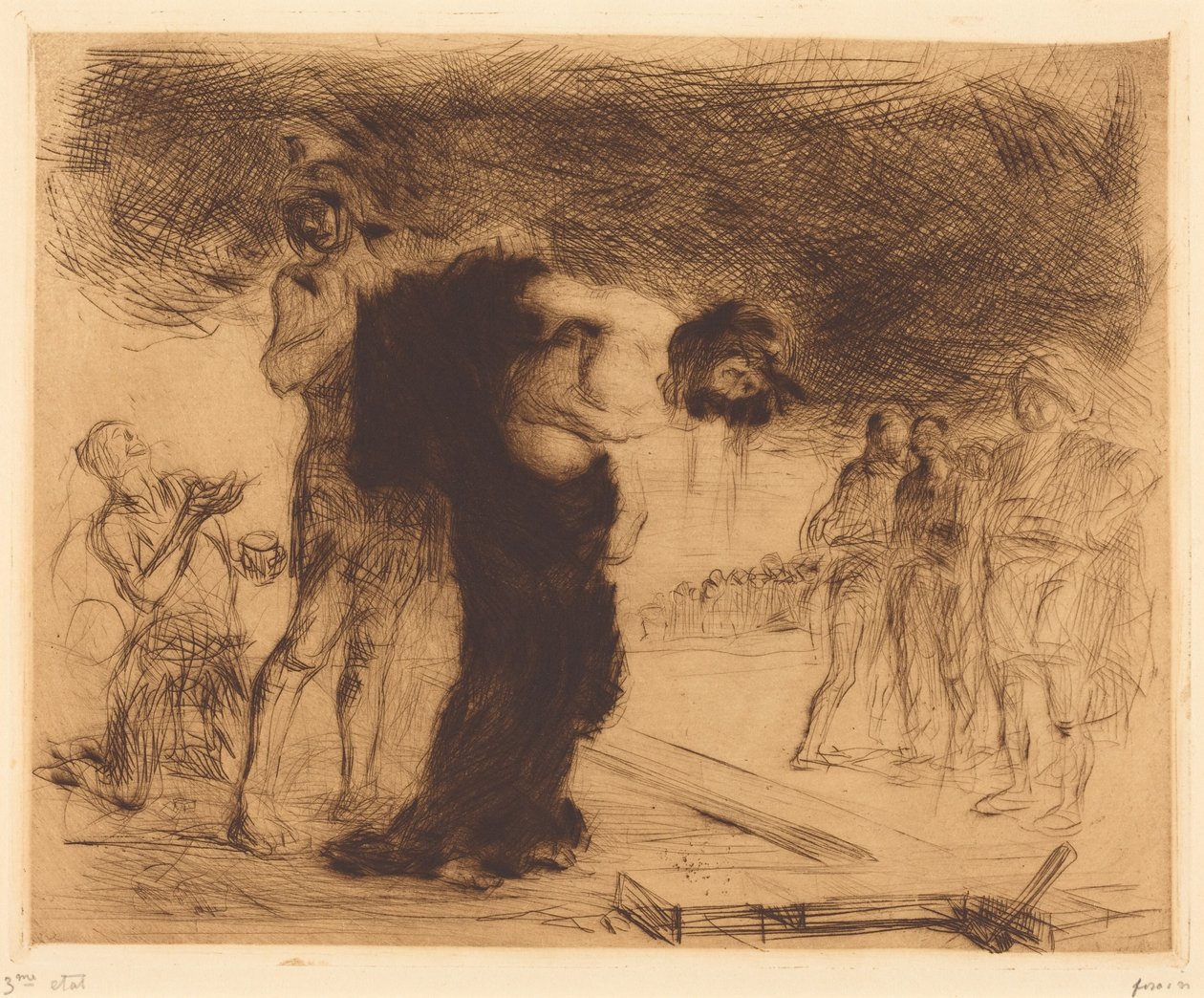 Cristo despojado de sus vestiduras de Jean-Louis Forain