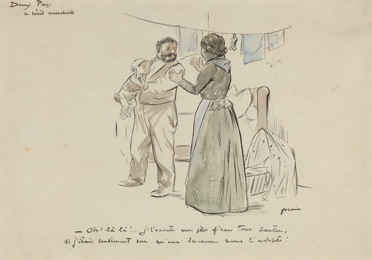 El peligro anarquista de Jean-Louis Forain