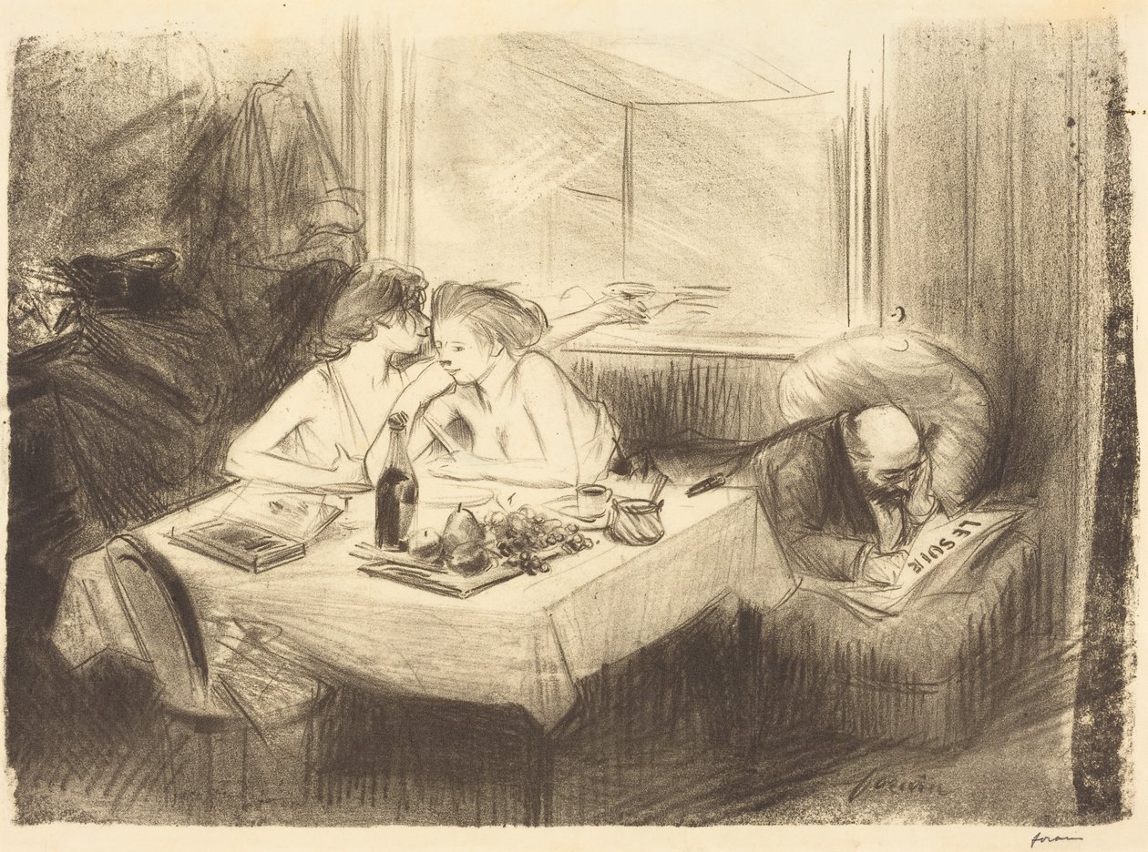 La sala privada (tercera plancha) de Jean-Louis Forain