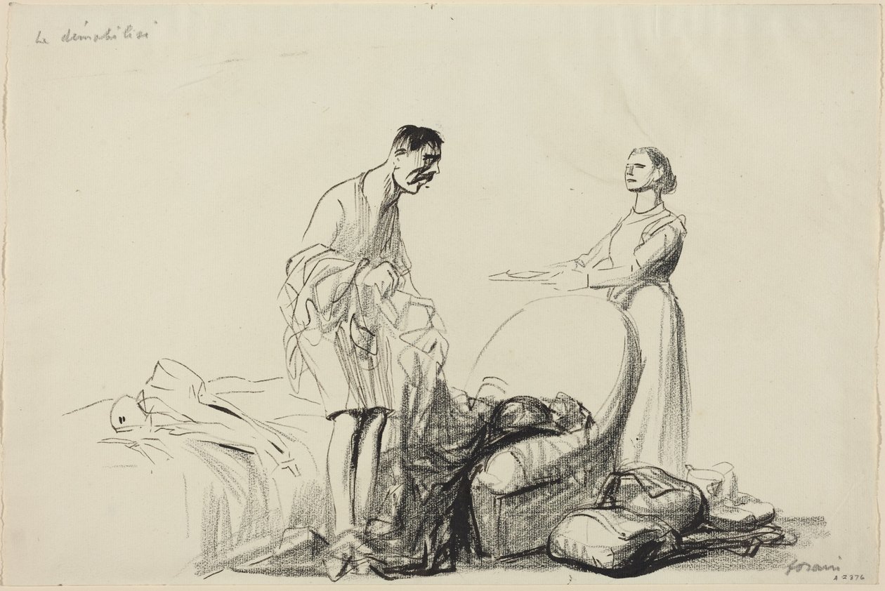 El soldado desmovilizado de Jean-Louis Forain