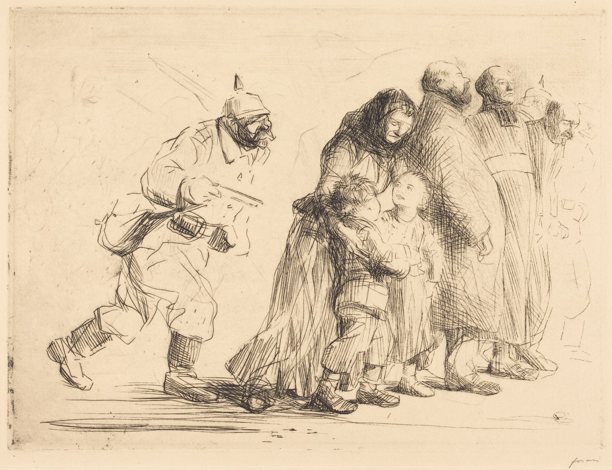 Los notables - lámina grande de Jean-Louis Forain