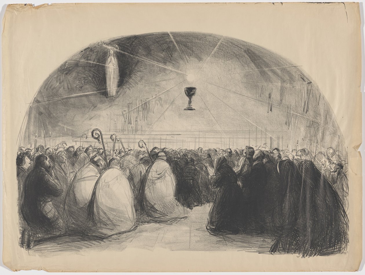 Lourdes, 1914, 25.º Congreso Eucarístico Internacional de Jean-Louis Forain