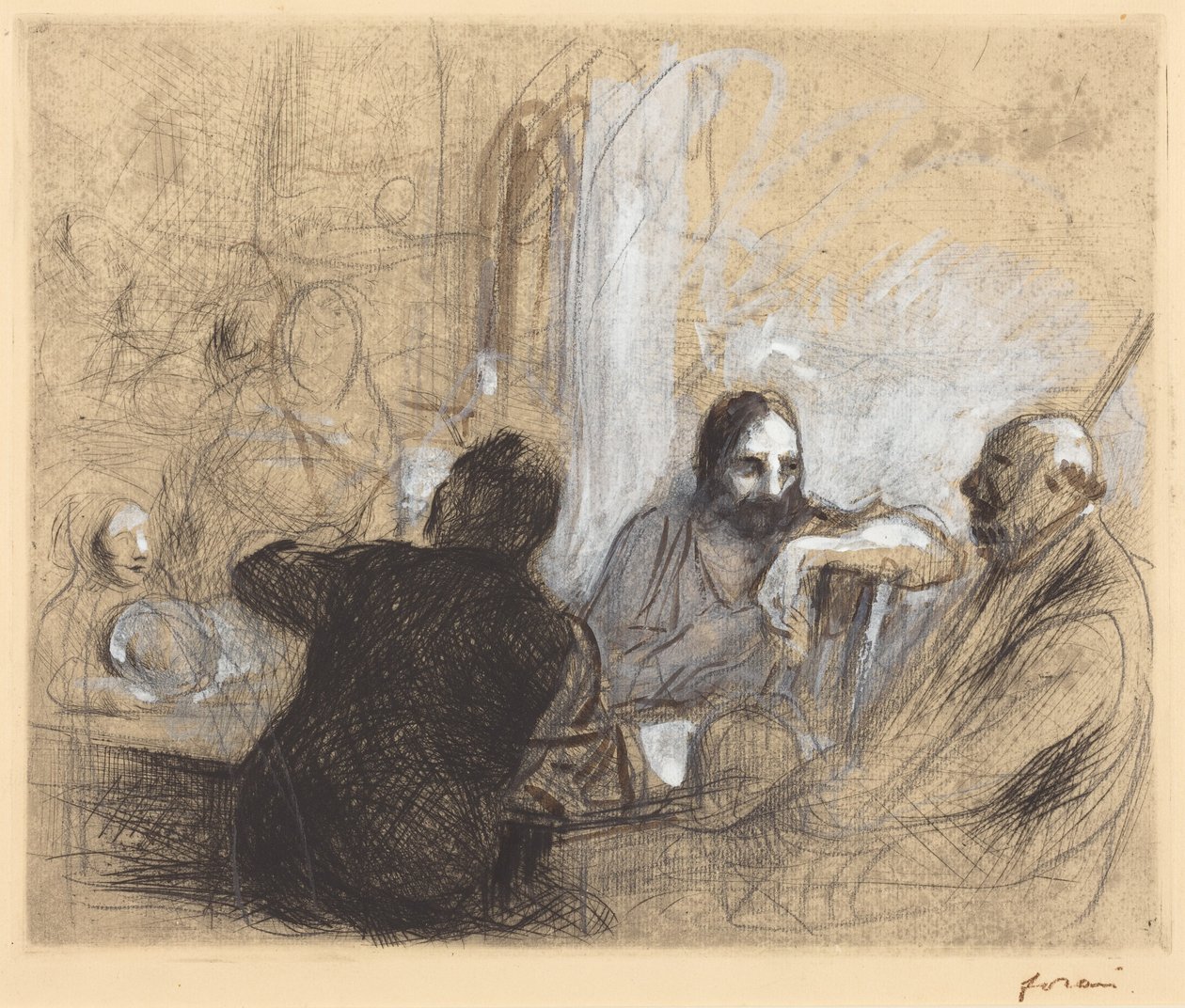 Peregrinos de Emaús de Jean-Louis Forain