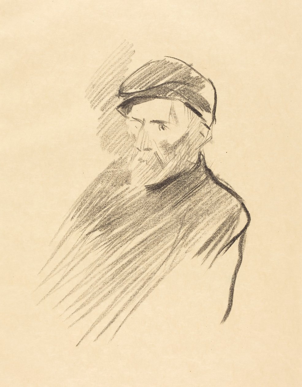 Retrato de Renoir (primera lámina) de Jean-Louis Forain