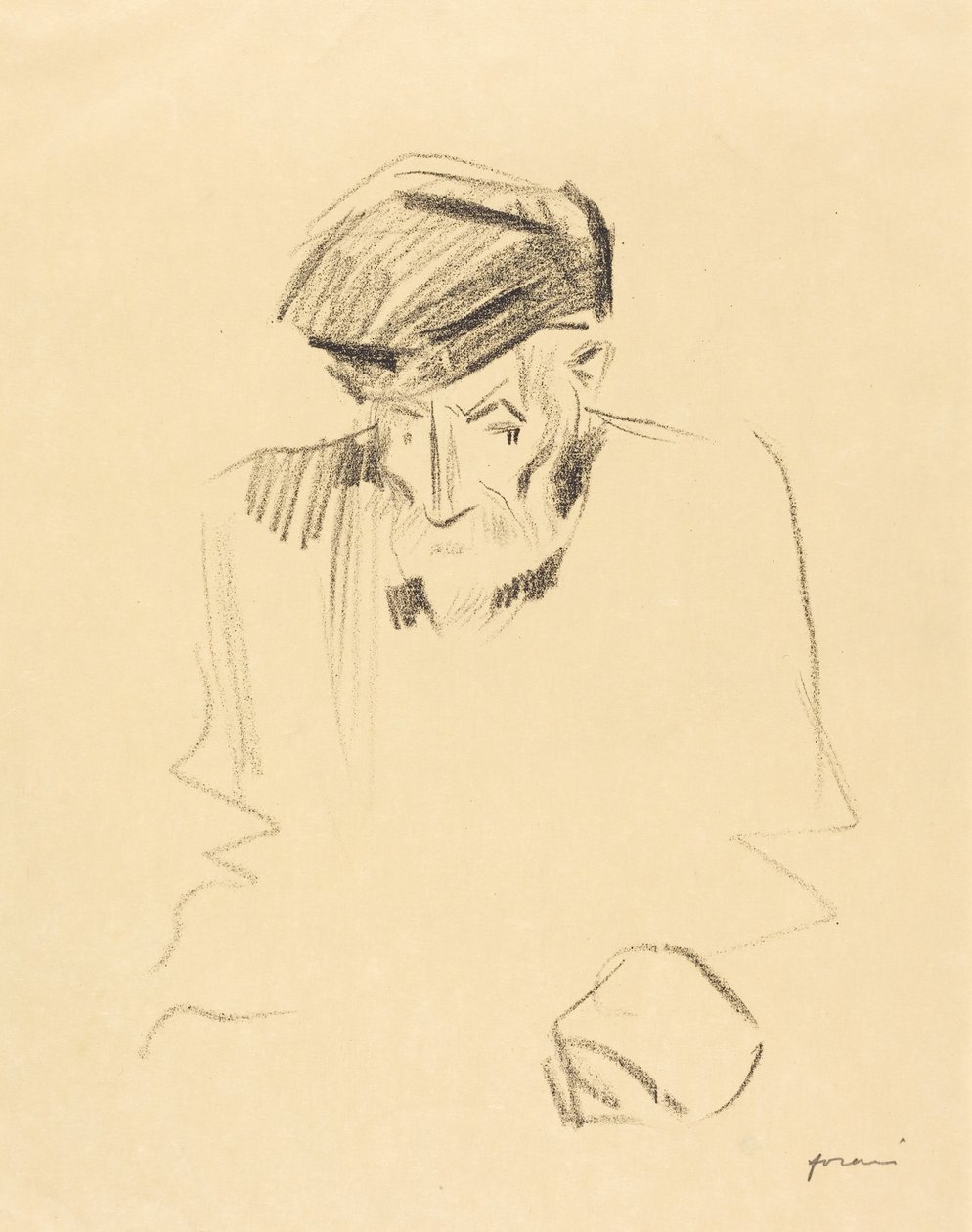 Retrato de Renoir (segunda lámina) de Jean-Louis Forain