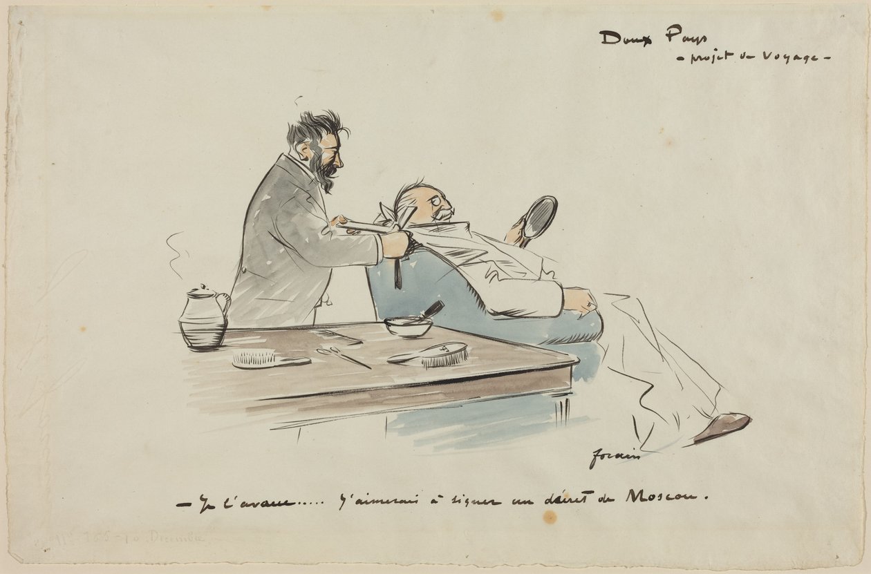 Proyecto de viaje de Jean-Louis Forain