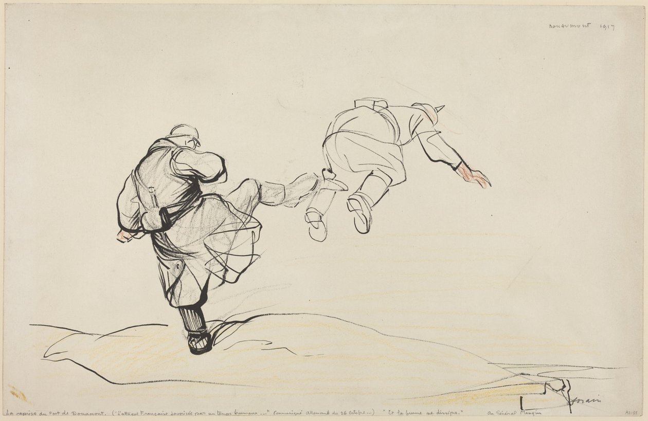La toma del fuerte de Douaumont de Jean-Louis Forain