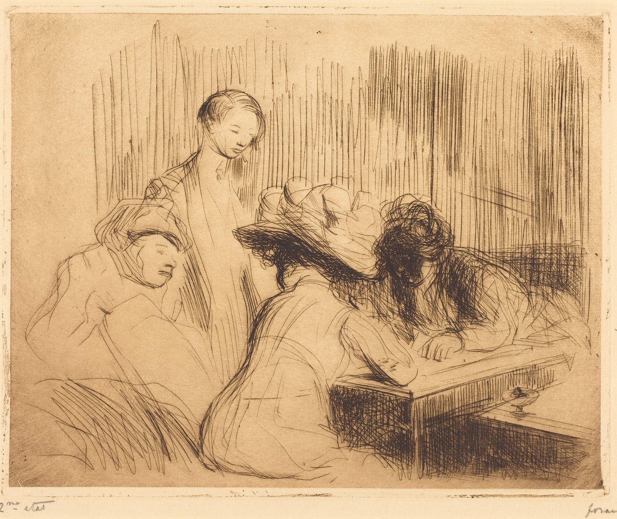 Un tugurio en Montmartre de Jean-Louis Forain