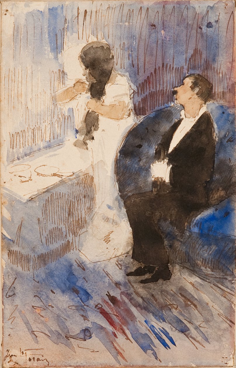 Sin título (En el camerino) de Jean-Louis Forain