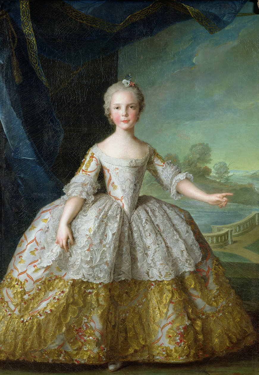 Infanta Isabel de Borbón-Parma (1741-63) 1749 de Jean Marc Nattier