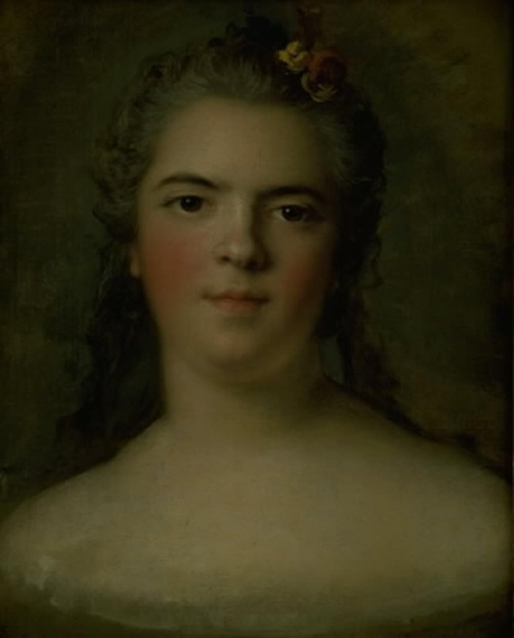 Retrato de Louise-Élisabeth de Francia, hija de Luis XV "Mme Infante" de Jean-Marc Nattier