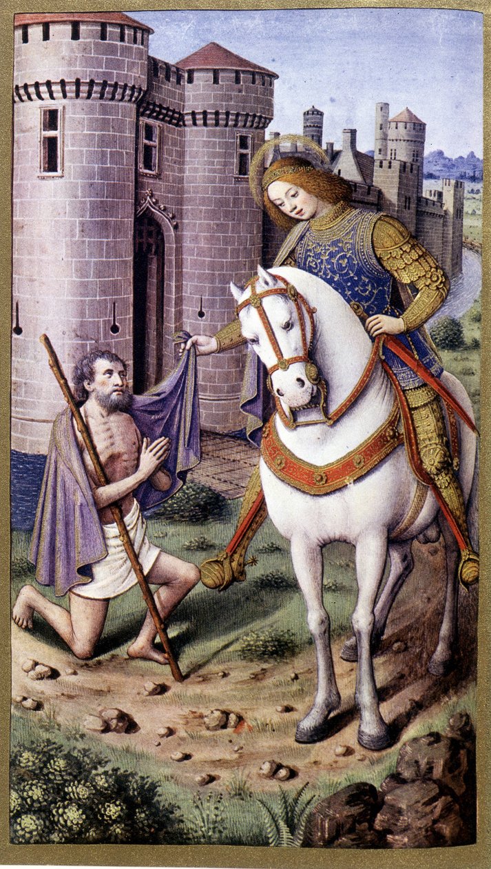 San Martín después de Jean Bourdichon de Jean (after) Bourdichon
