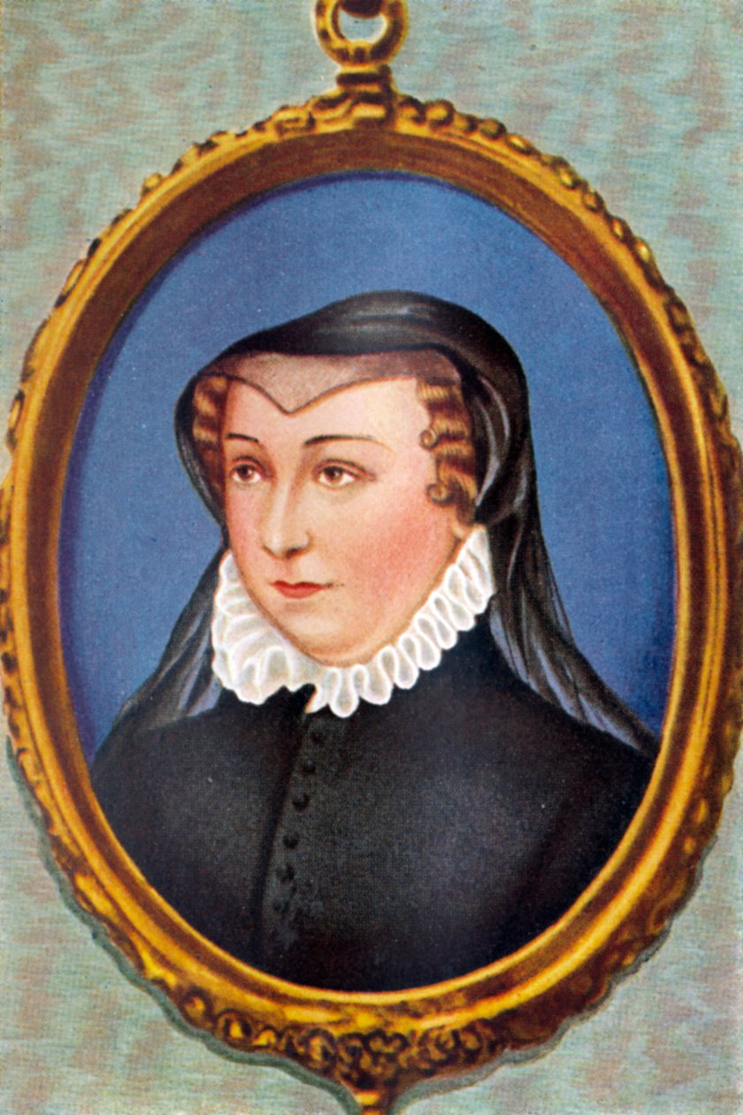 Retrato de Catalina de Médici de Jean (after) Clouet