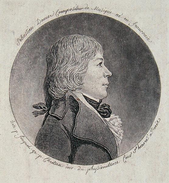 Sebastien Demar (1763-1832) grabado por Gilles-Louis Chretien (1754-1811) de Jean (after) Fouquet