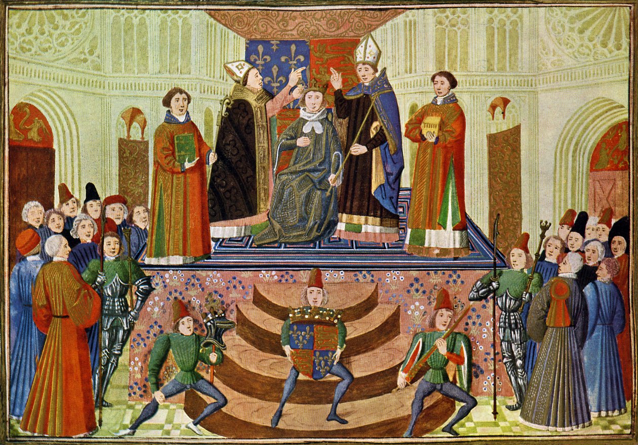 Coronación de Enrique IV de Inglaterra de Jean (after) Froissart