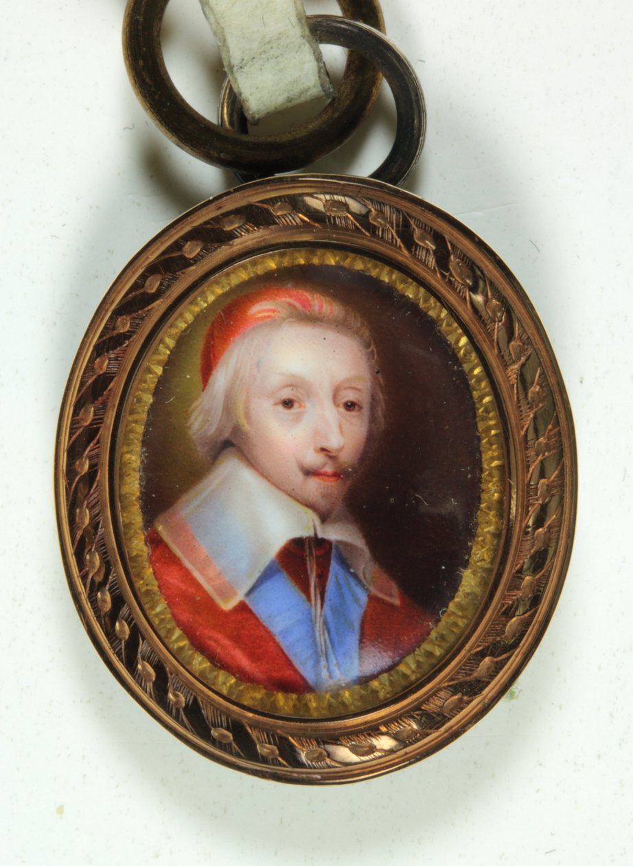 Armand-Jean Du Plessis, Cardenal, Duque de Richelieu de Jean (school of) Petitot