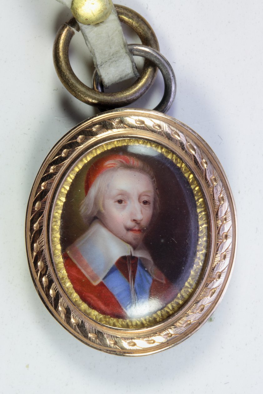 Armand-Jean Du Plessis, Cardenal, Duque de Richelieu de Jean (school of) Petitot