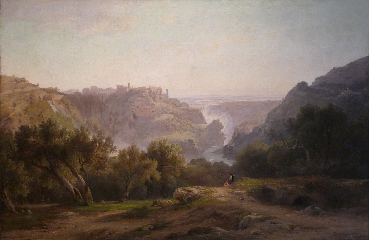 Francés: Vue de Tivoli de Jean Achille Benouville