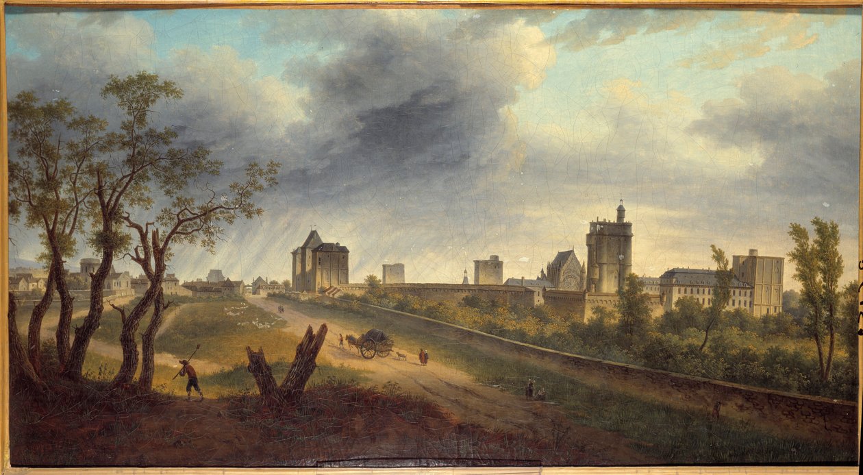 Vista del castillo de Vincennes de Jean Adrien Guignet