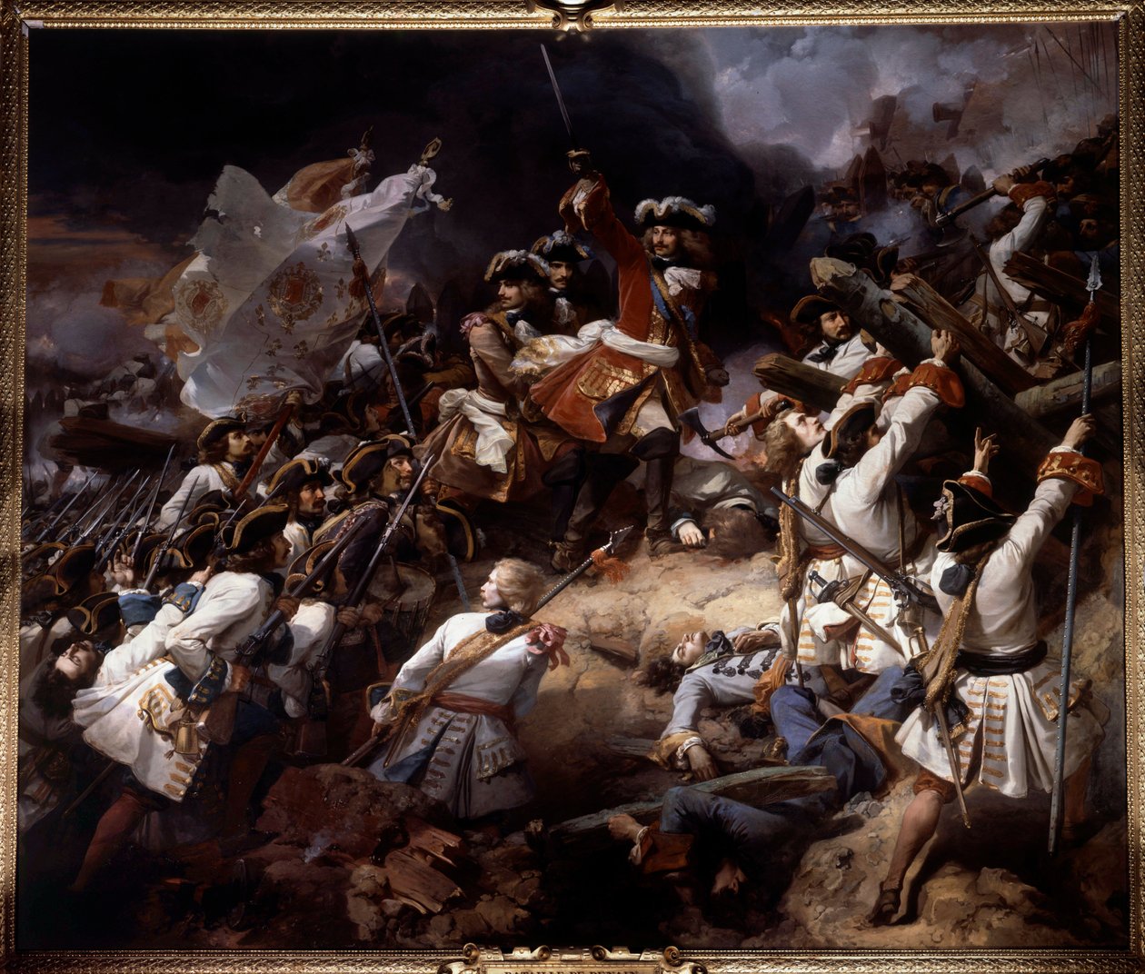 La Batalla de Denain el 24 de julio de 1712 de Jean Alaux