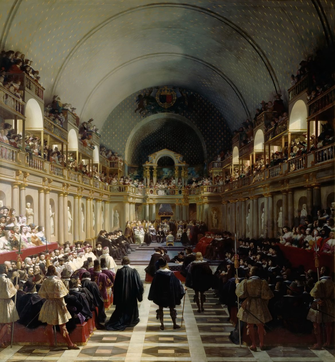 La asamblea de los Estados Generales el 27 de octubre de 1614 de Jean Alaux