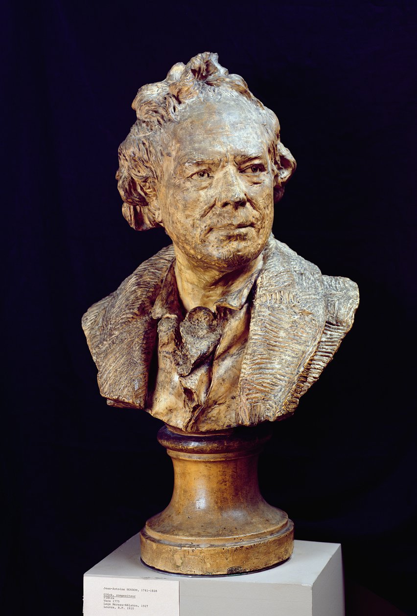 Busto de Christoph Wilibald von Gluck (1714-87) c.1775 de Jean Antoine Houdon