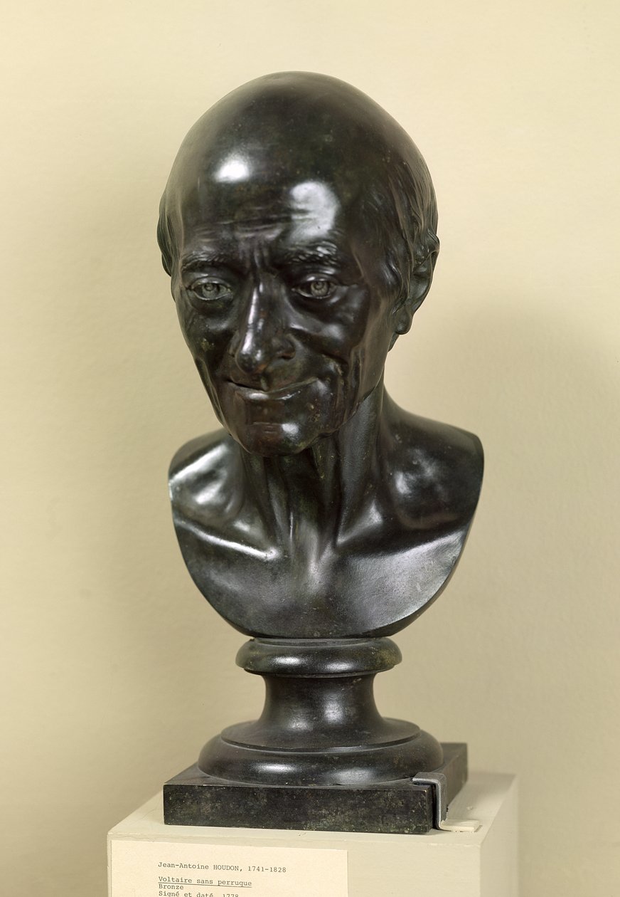 Busto de Voltaire (1694-1778) 1778 de Jean Antoine Houdon