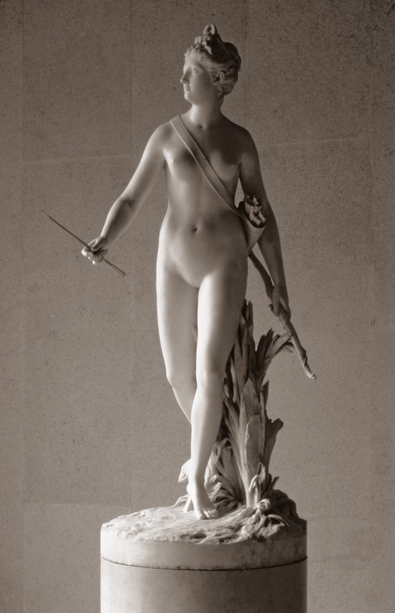 Diana la cazadora, 1780 de Jean Antoine Houdon