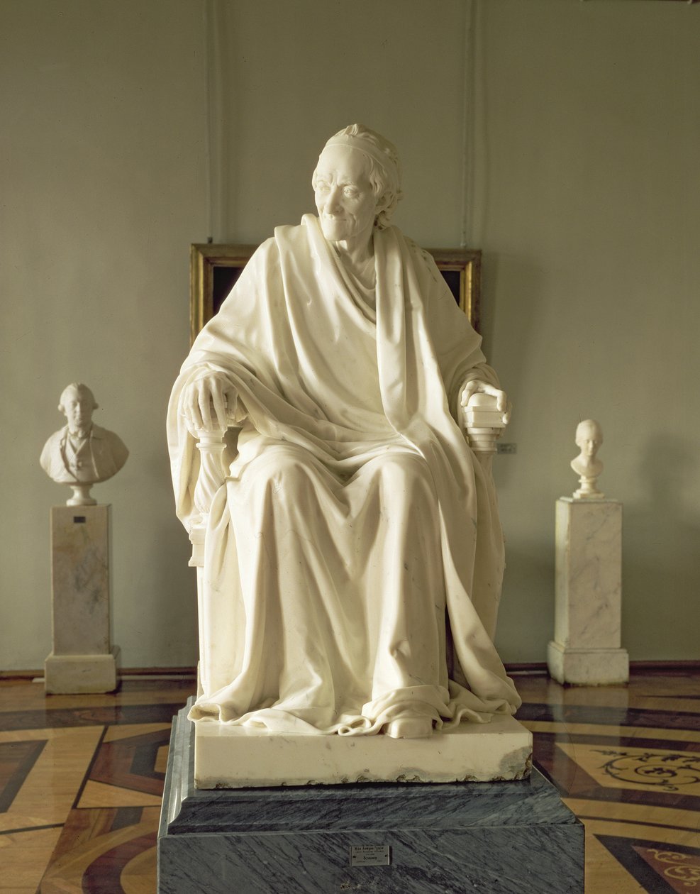 François Marie Arouet Voltaire (1694-1778) 1781 (mármol) de Jean Antoine Houdon