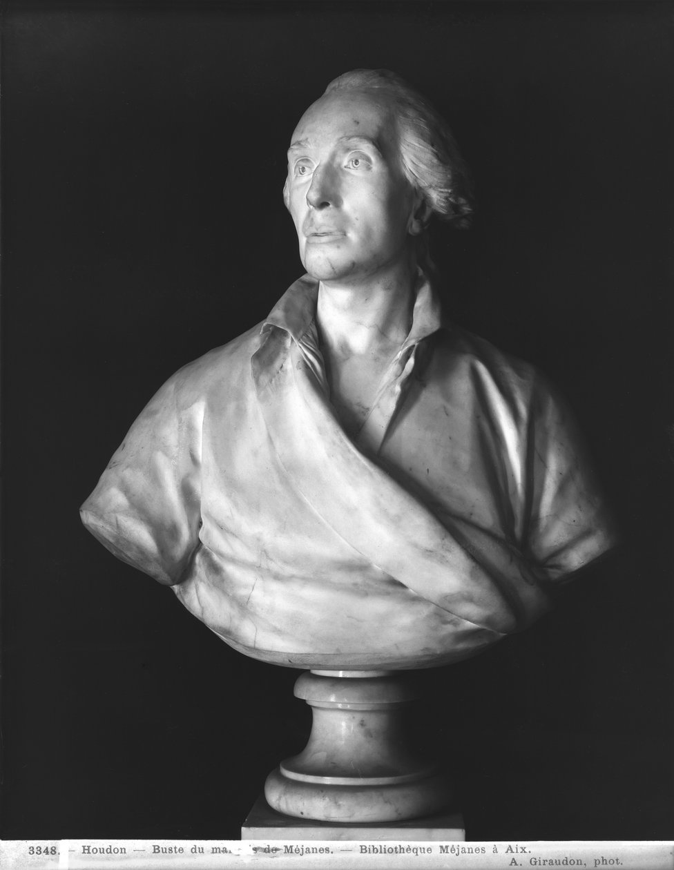 Jean-Baptiste de Piquet (1729-86) Marqués de Mejanes (1729-86) 1786 de Jean Antoine Houdon