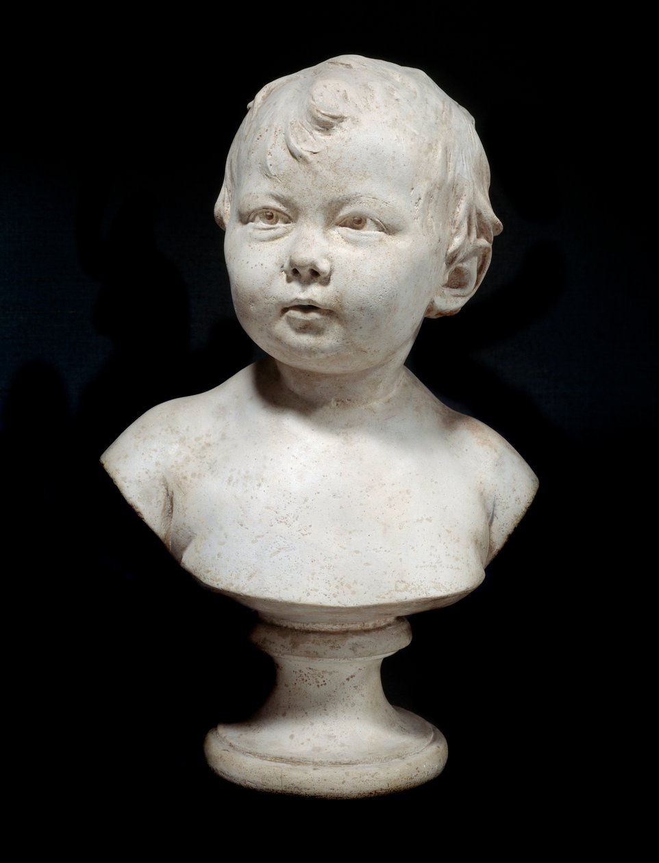 Sabine Houdon a los diez meses. Busto en yeso. París, Museo del Louvre de Jean Antoine Houdon