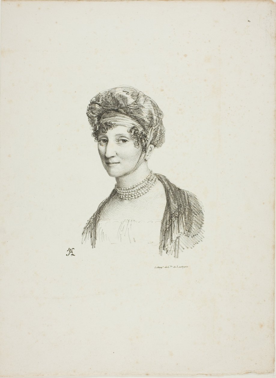 Retrato de una mujer con turbante de Jean Antoine Laurent