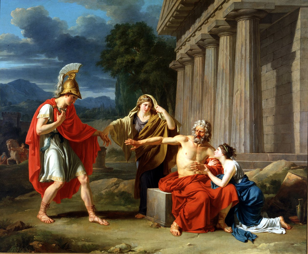Edipo en Colono de Jean Antoine Théodore Giroust