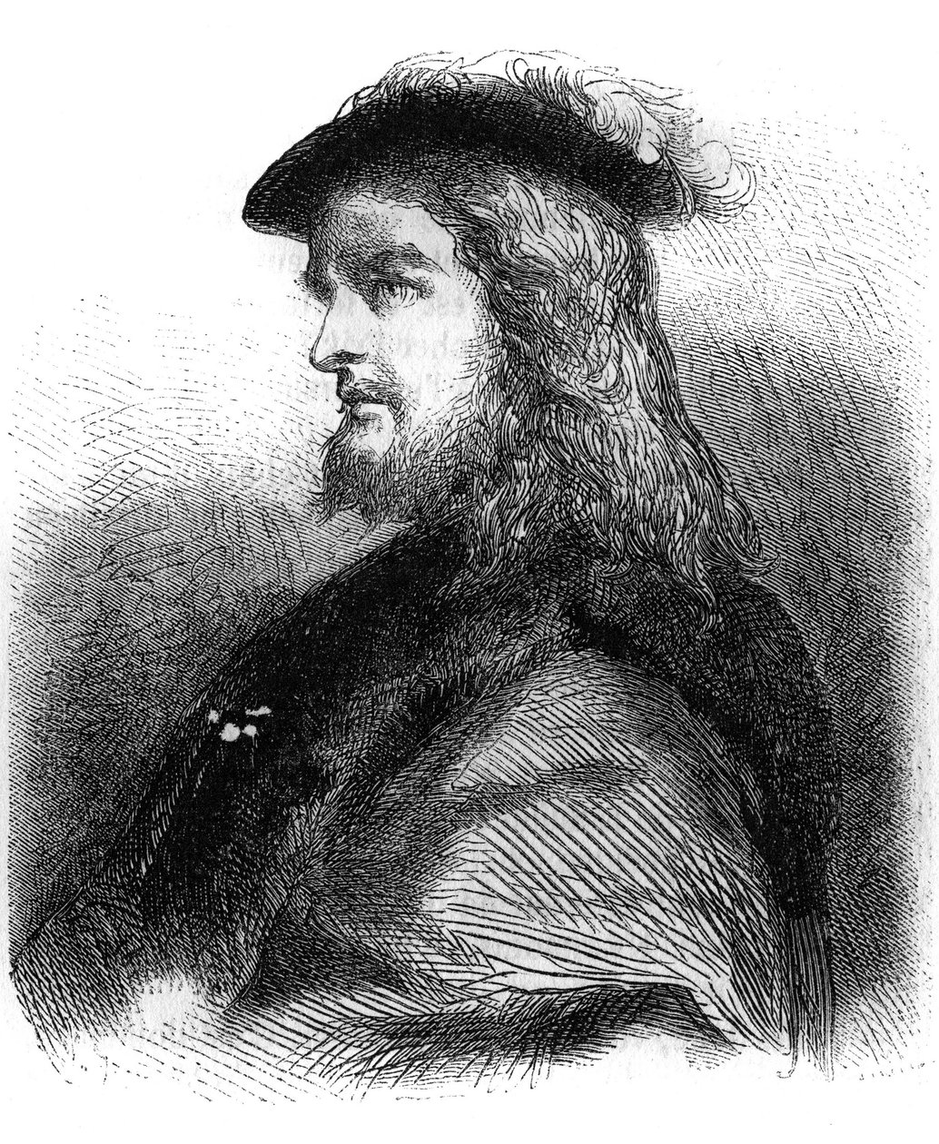 Retrato de Gustavo I Wasa (Gustav Vasa) de Jean Antoine Valentin Foulquier