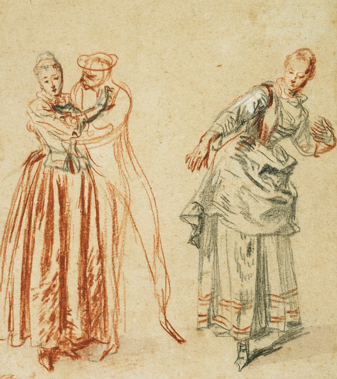 Una escena de la commedia dell