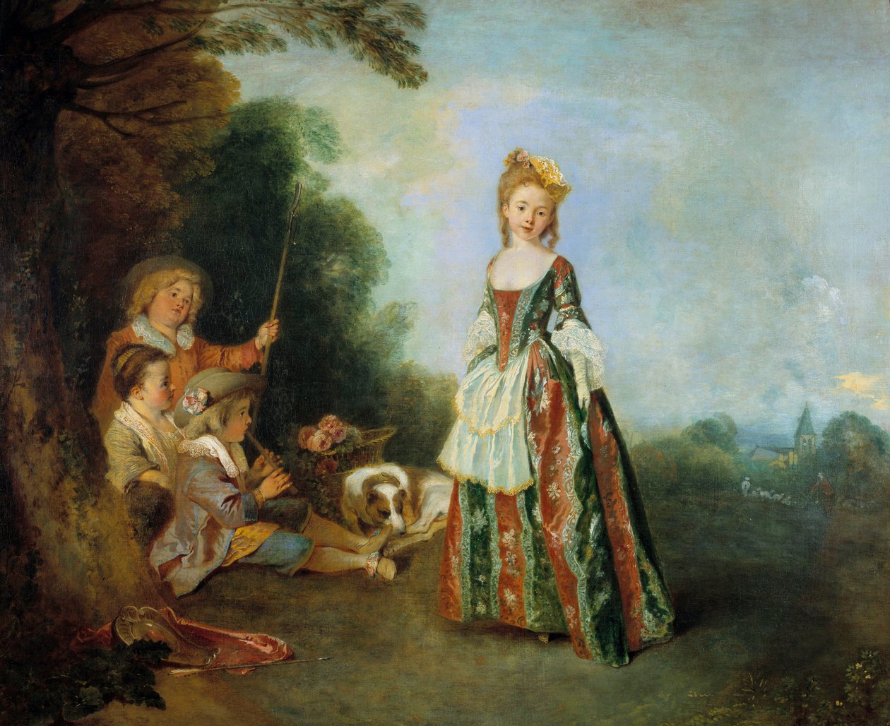 Danza de Jean Antoine Watteau