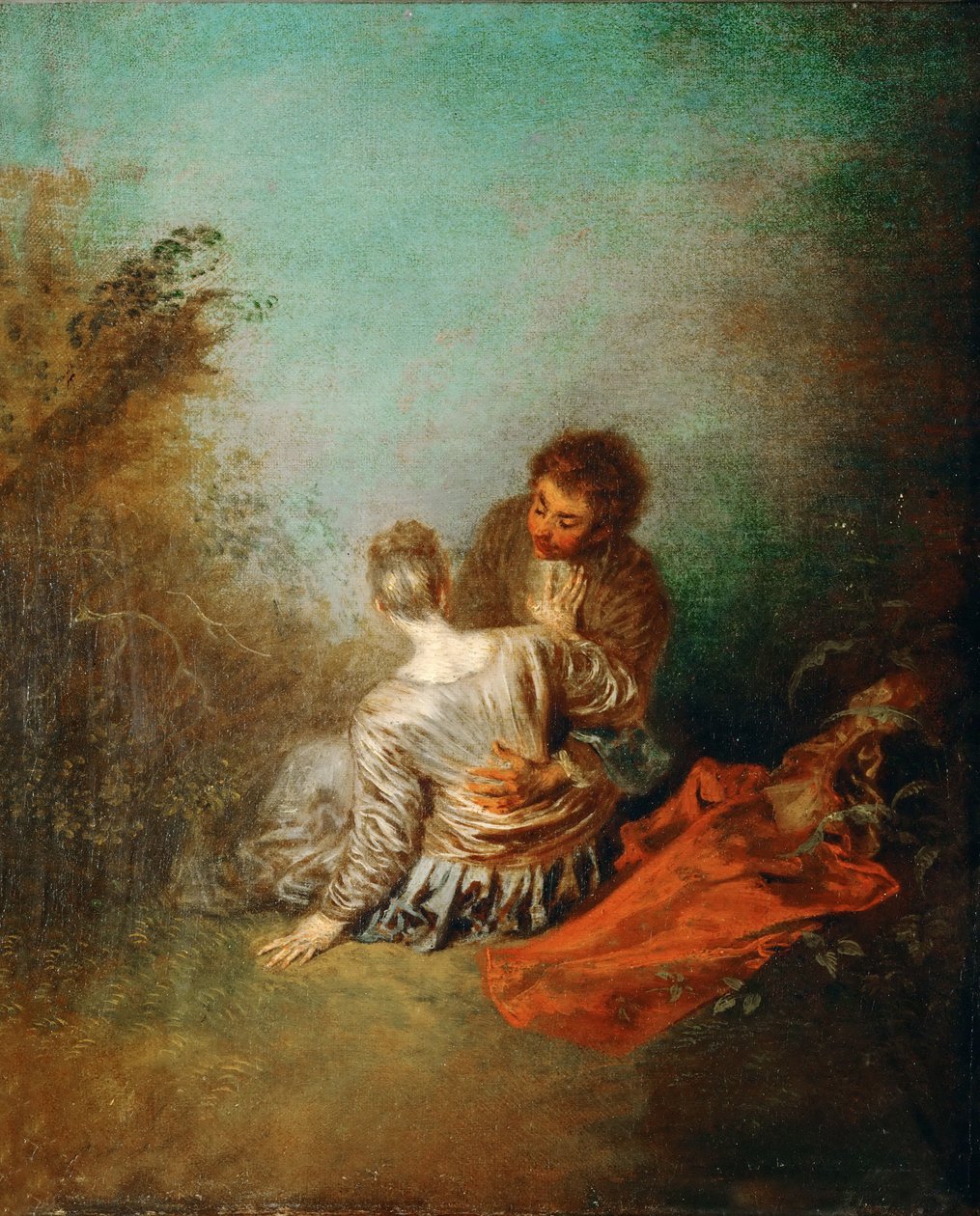 Le Faux Pas de Jean Antoine Watteau