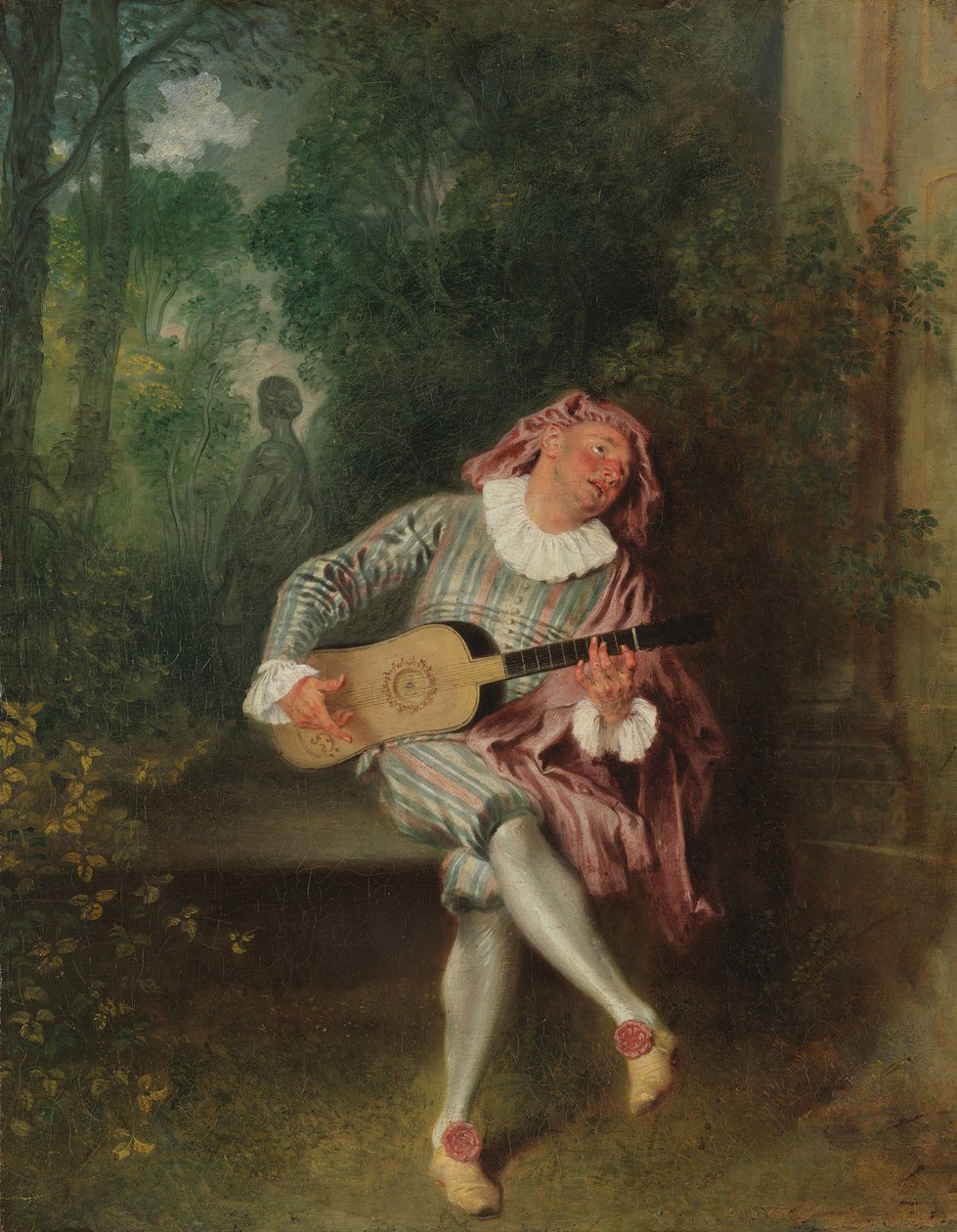 Mezzetin, ca. 1718-20 de Jean Antoine Watteau