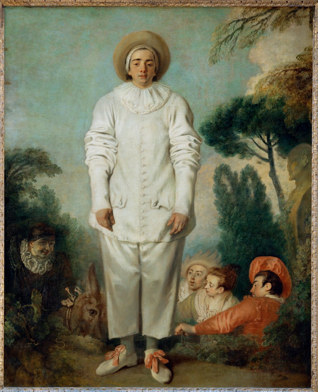 Pierrot, antes conocido como Gilles ... de Jean Antoine Watteau