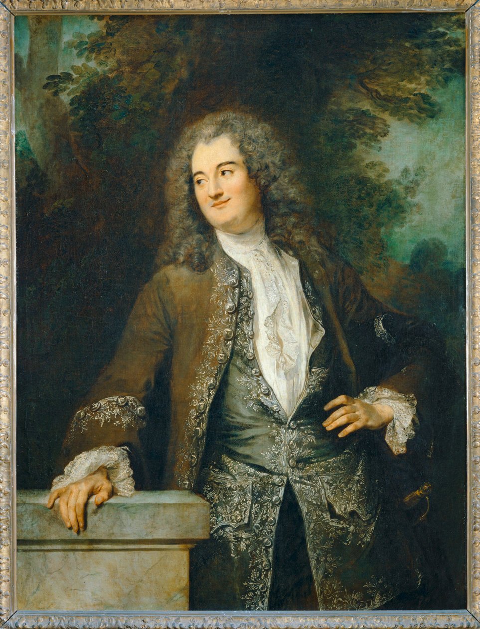 Retrato de un noble ... de Jean Antoine Watteau