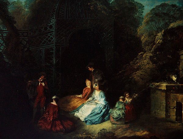 El flautista de Jean Antoine Watteau