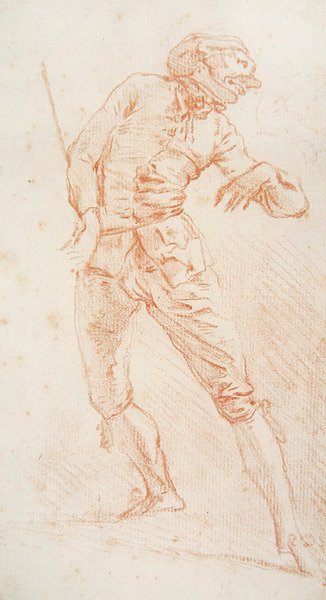 El espadachín de Jean Antoine Watteau