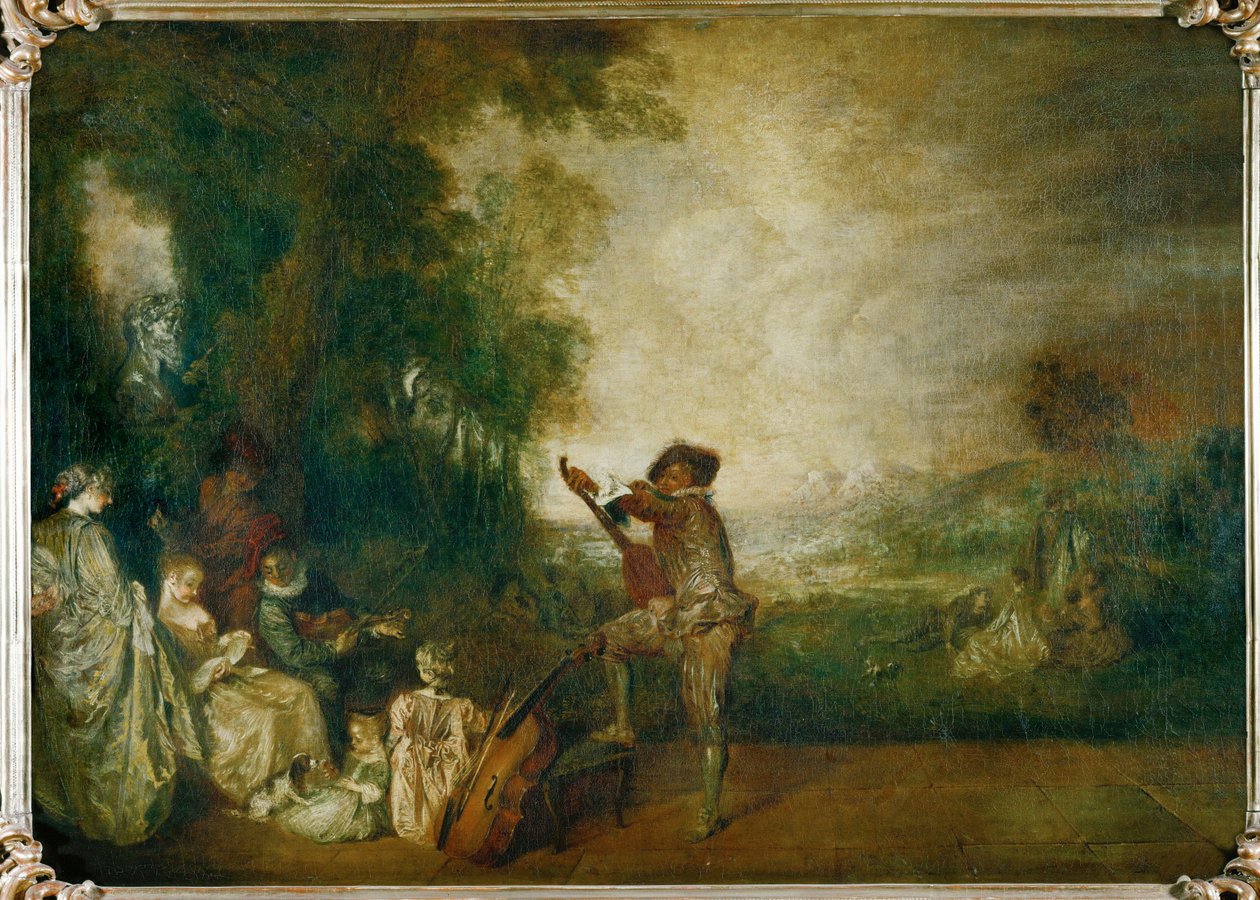 El concierto de Jean Antoine Watteau