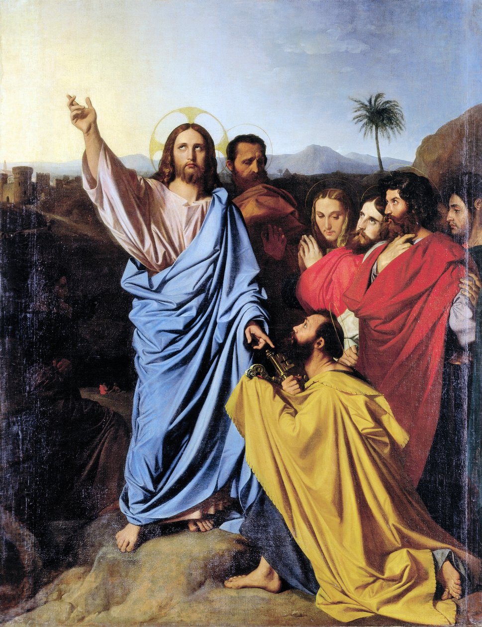 Entrega de las llaves a San Pedro, de Jean Auguste Dominique Ingres de Jean Auguste Dominique Ingres