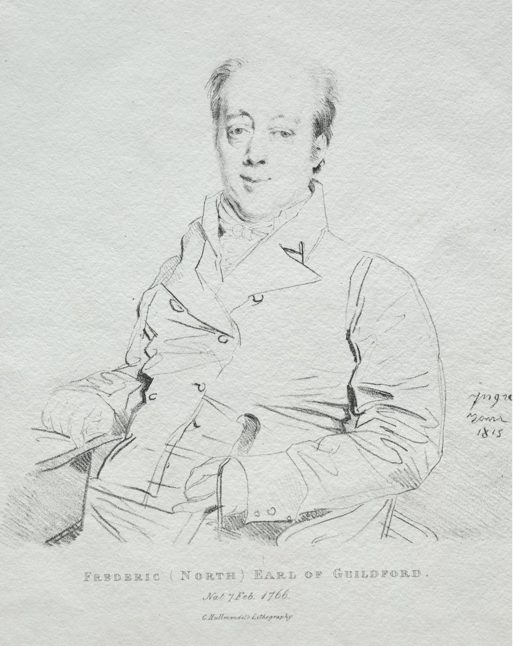 Frederic 5º Conde de Guilford de Jean Auguste Dominique Ingres