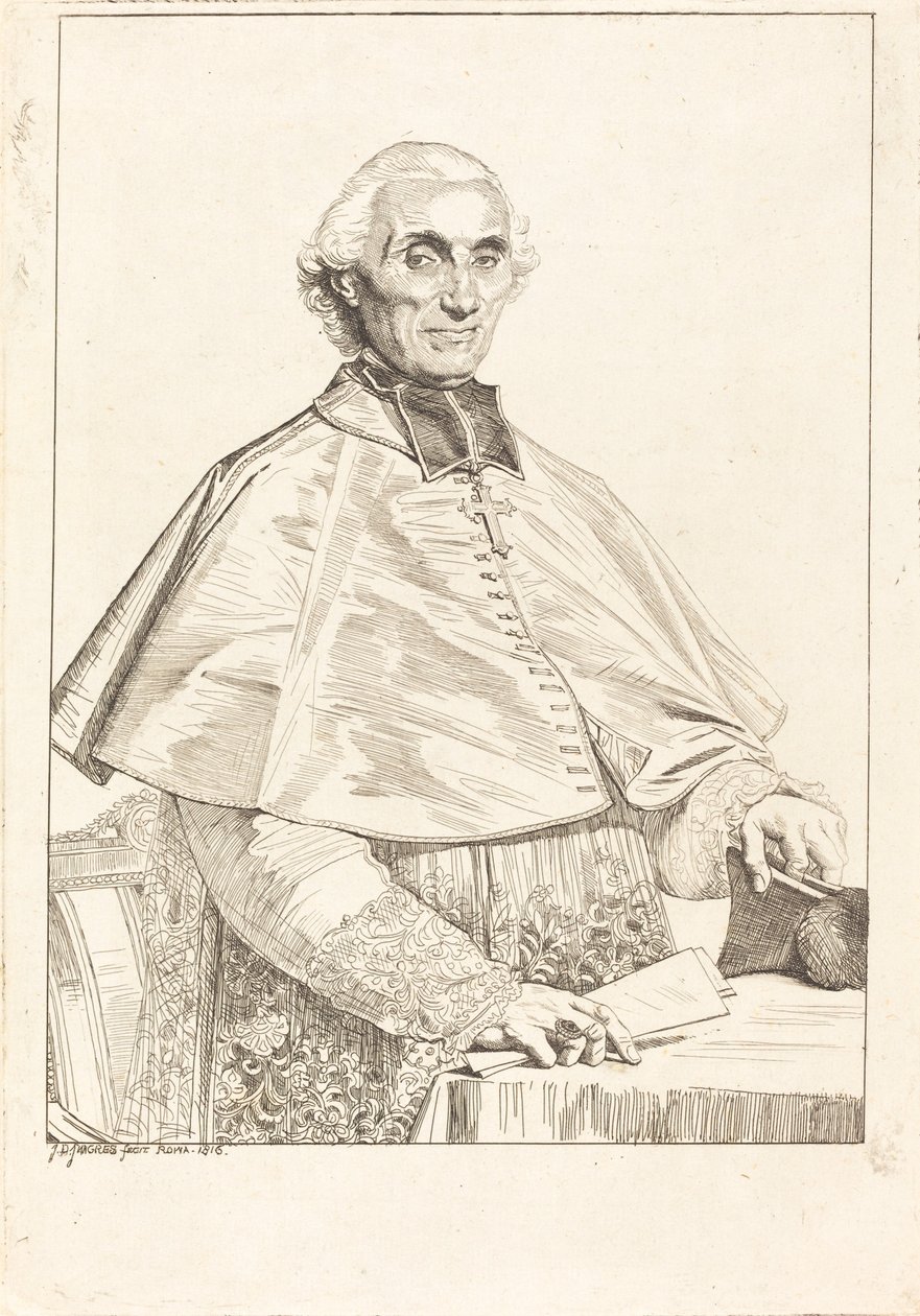 Gabriel Cortois de Pressigny de Jean Auguste Dominique Ingres